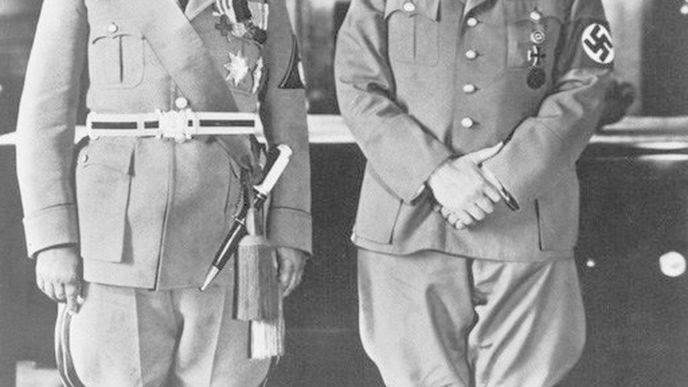 Benito Mussolini a Adolf Hitler