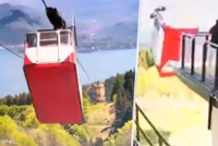 Okamžiky hrůzy před smrtí! Uniklo video zachycující pád lanovky v Itálii. Zemřelo 14 lidí