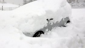 Lavina v Alpách (ilustrační foto)