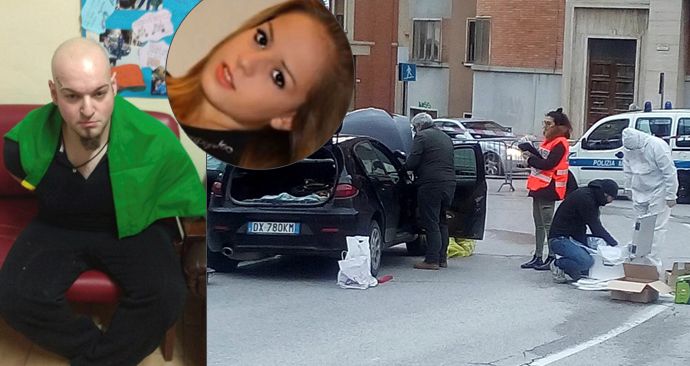 Byla sobotní střelba v Maceratě pomstou za italku zavražděnou migrantem?