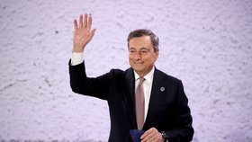 Italský premiér Mario Draghi.