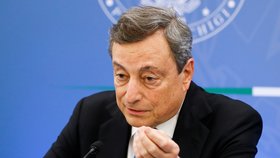Italský premiér Mario Draghi.