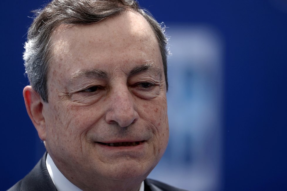 Italský premiér Mario Draghi.