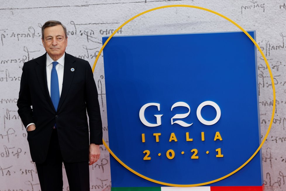 Italský premiér Mario Draghi