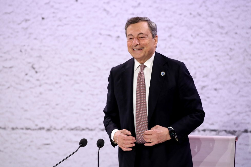 Italský premiér Mario Draghi.