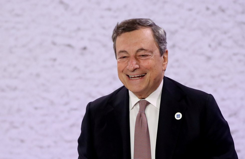 Italský premiér Mario Draghi.