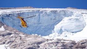 V italských Dolomitech zemřel český turista: Zřítil se z vrcholu ledovce