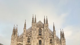 Katedrála v Miláně.