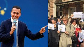 Urážky hnutí M5S vyvolaly demonstrace. Novináři s transparenty s nápisem „šakali" protestovali v italských městech.