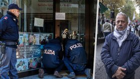 Při razii byl zadržen i Muhammad Hannún.