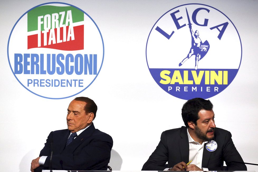 Silvio Berlusconi a Matteo Salvini.