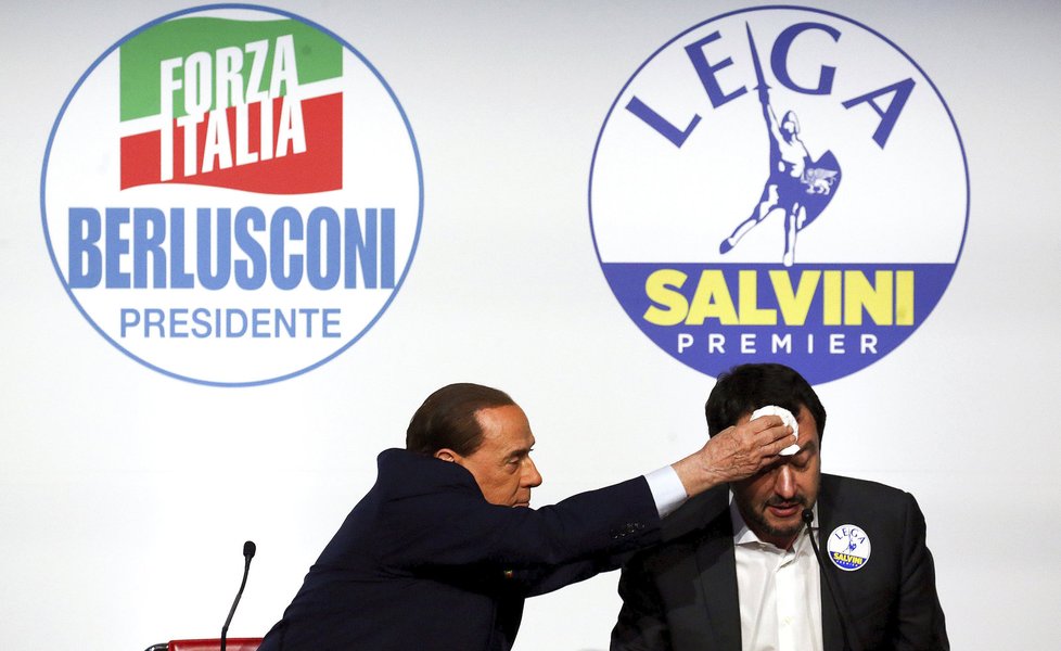 Silvio Berlusconi a Matteo Salvini.