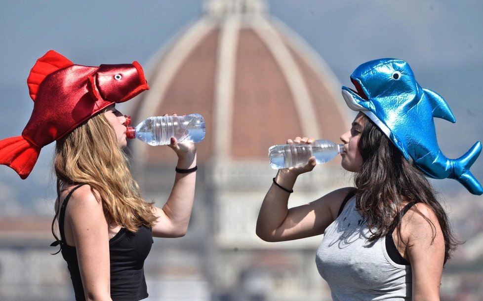 Také v Itálii se teploty na začátku srpna vyšplhaly do závratných výšin