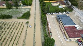 Ničivé povodně v italském regionu Emilia Romagna. (18.5.2023)