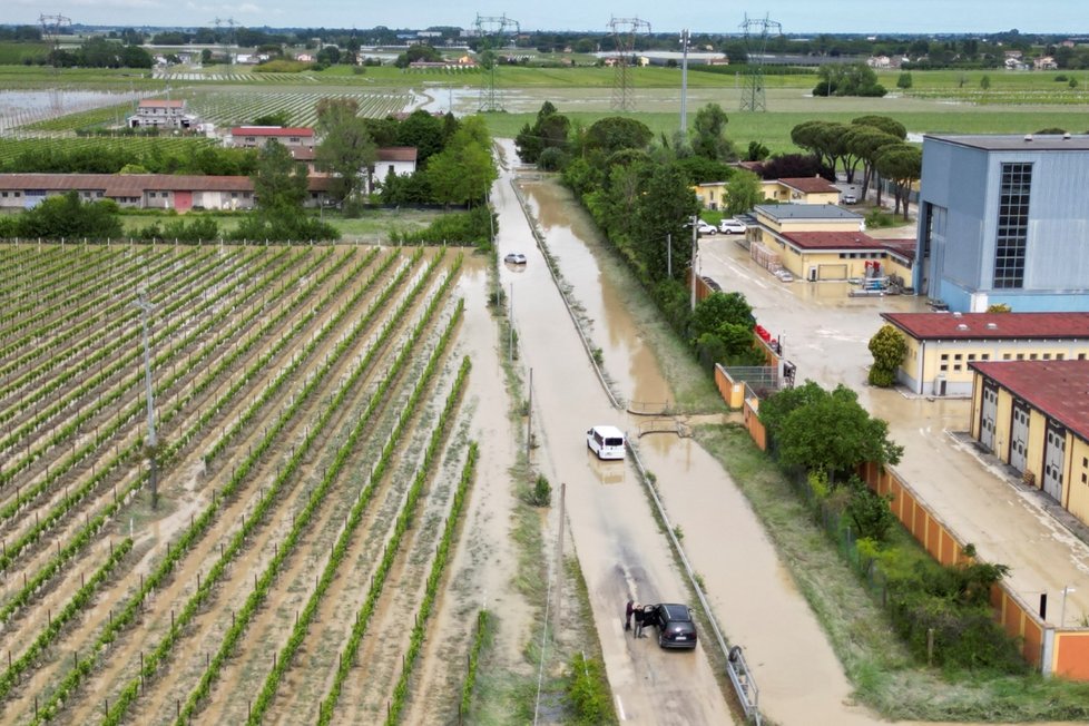 Ničivé povodně v italském regionu Emilia Romagna. (18.5.2023)