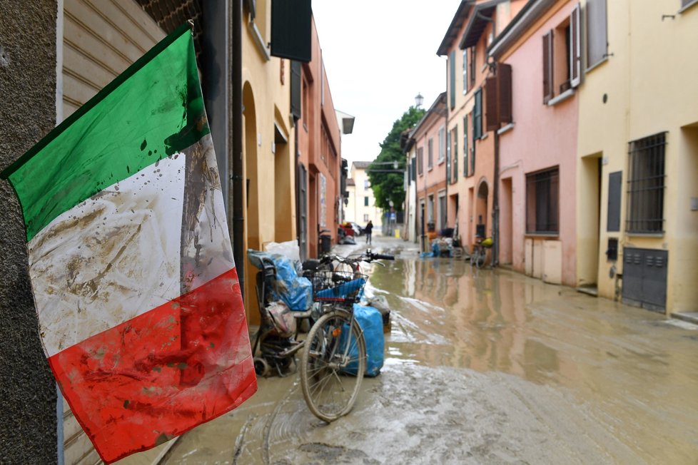 Následky ničivých povodní v italském regionu Emilia Romagna. (18.5.2023)