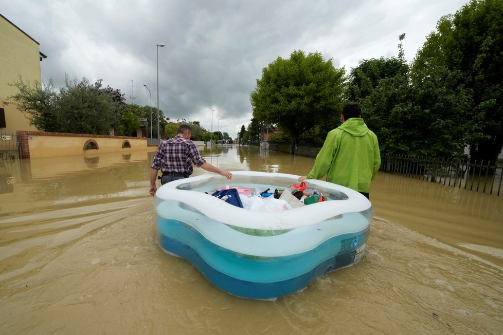 Následky ničivých povodní v italském regionu Emilia Romagna. (18.5.2023)