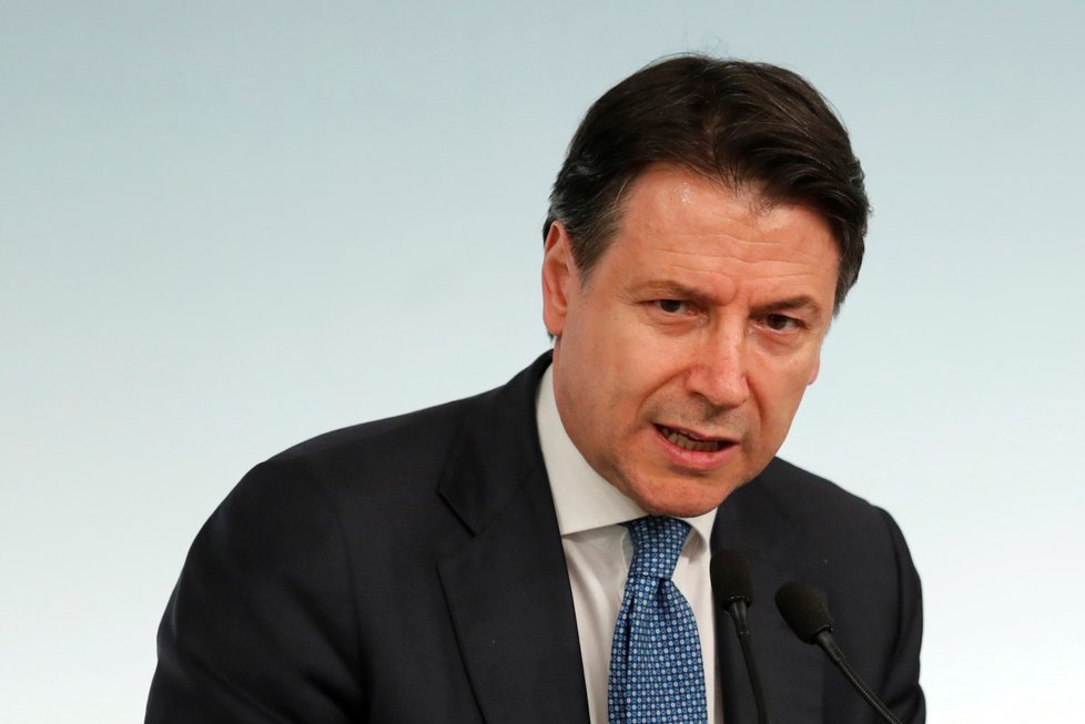 Italský premiér Giuseppe Conte