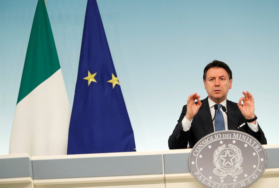 Italský premiér Giuseppe Conte