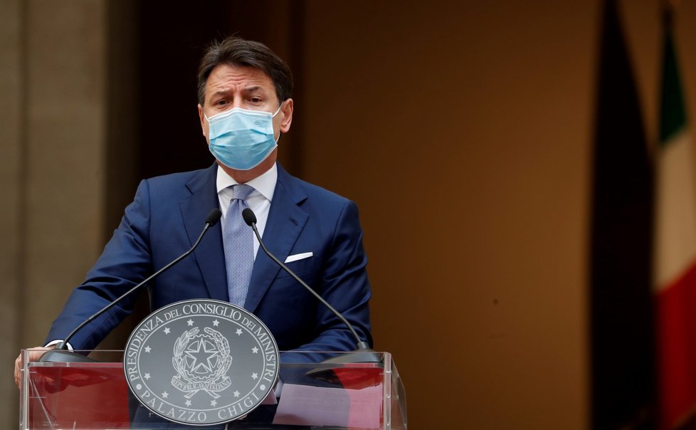 Šéf italské vlády Giuseppe Conte