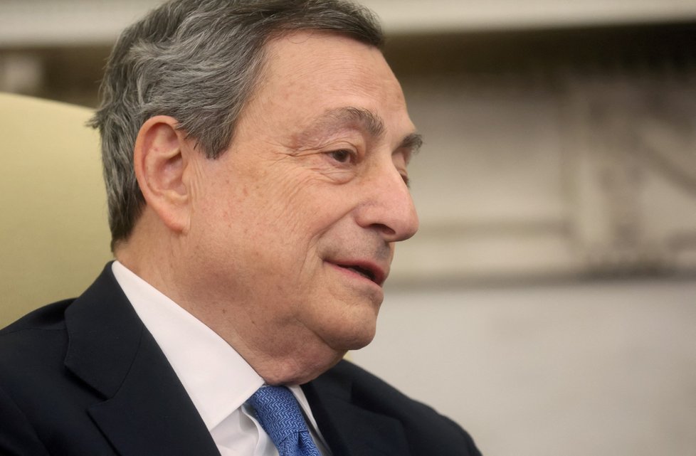 Italský premiér Mario Draghi.