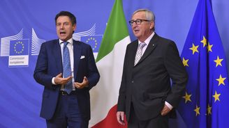 Italský rozpočet není definitivní a pozice obou stran se budou sbližovat, věří Juncker po setkání s italským premiérem