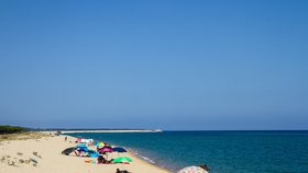 Pláže na Sardinii jsou pověstné svým krásným pískem.