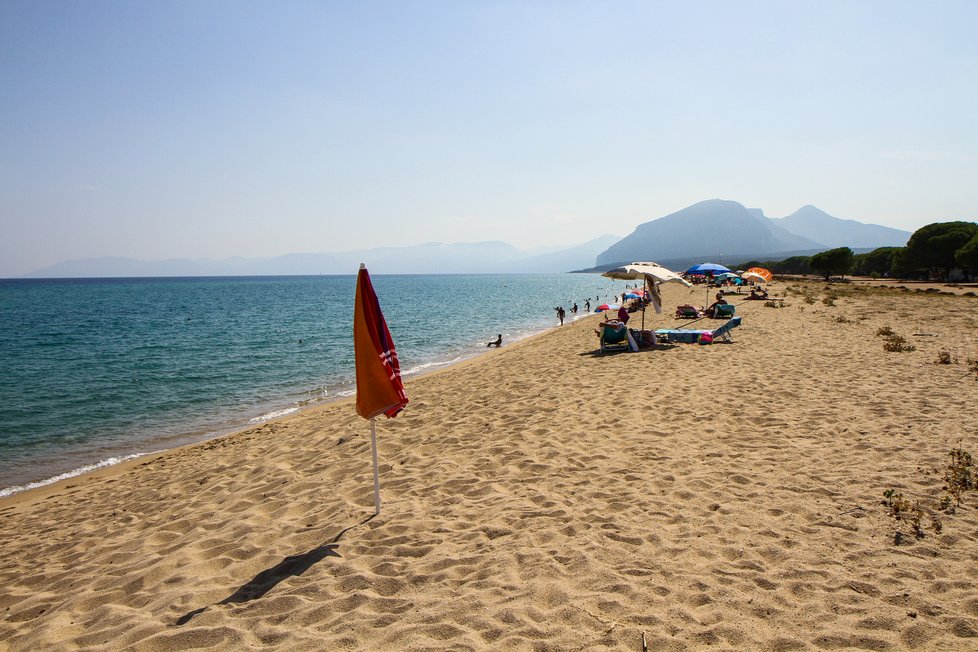 Pláže na Sardinii jsou pověstné svým krásným pískem.