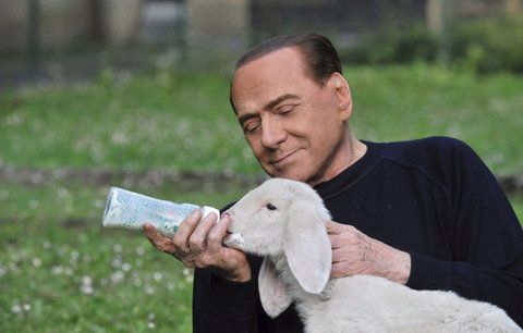 Berlusconi chce zpátky do politiky. „Zachraňuje“ kvůli tomu jehňata