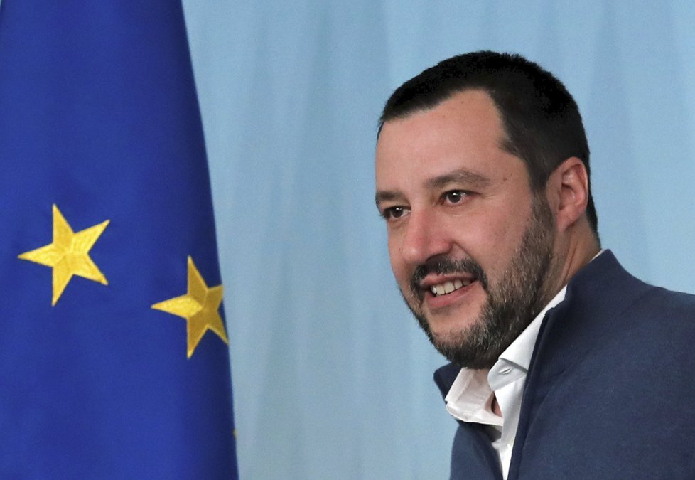 Italský exministr vnitra Matteo Salvini