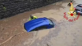 Bleskové záplavy v Itálii
