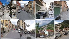 Při silném zemětřesní v Itálii zemřely desítky lidí.