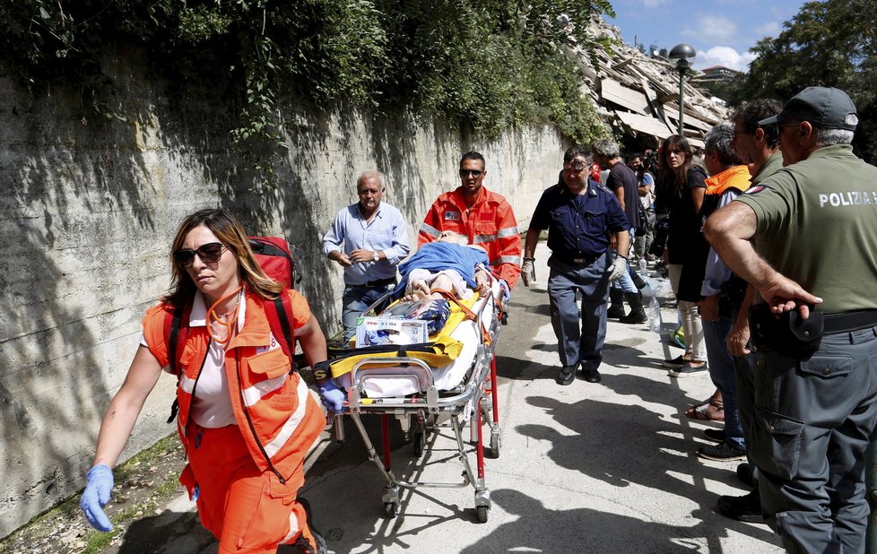 Itálii zasáhlo silné zemětřesení: Pescara del Tronto
