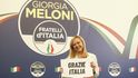 Adeptka na premiérku Giorgia Meloniová děkuje voličům.