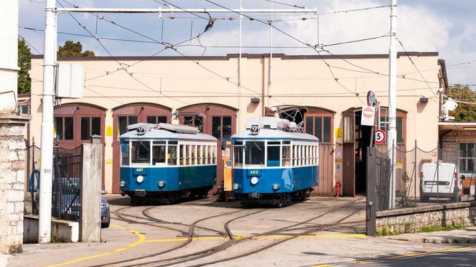 V italském Terstu najdete evropskou raritu: funkční kombinaci tramvaje a lanovky