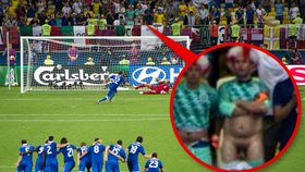 Střelce rozhodující italské penalty ve čtvrtfinále ME 2012 nerozhodil ani naháč v hledišti