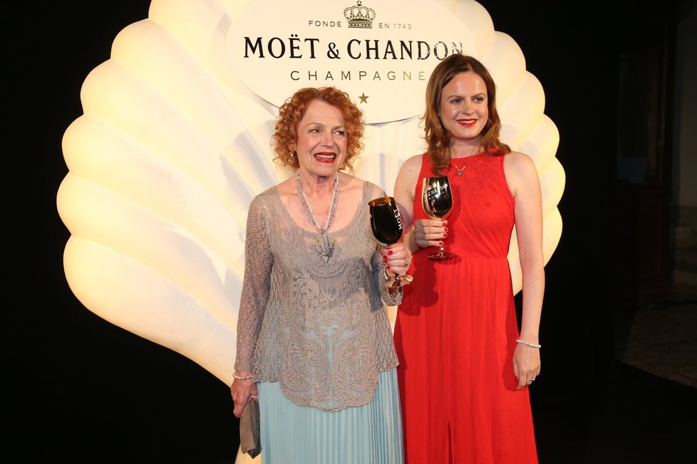 Iva Janžurová na Moët party