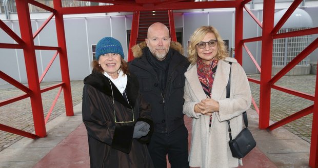 Iva Janžurová, Michal Kocourek a Jana Paulová