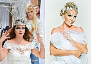 Vondráčková, Morávková a Kubelková se proměnily ve sněhové královny.