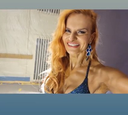 Iva Pazderková na soutěži Bikini fitness 2020