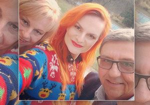 Iva Pazderková se pochlubila fotkou svých rodičů.
