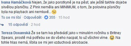 Lidé kritizují Ivu Pazderkovou