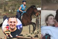 Iva ochrnula po pádu z koně: Judista Lukáš Krpálek nabídl pomoc