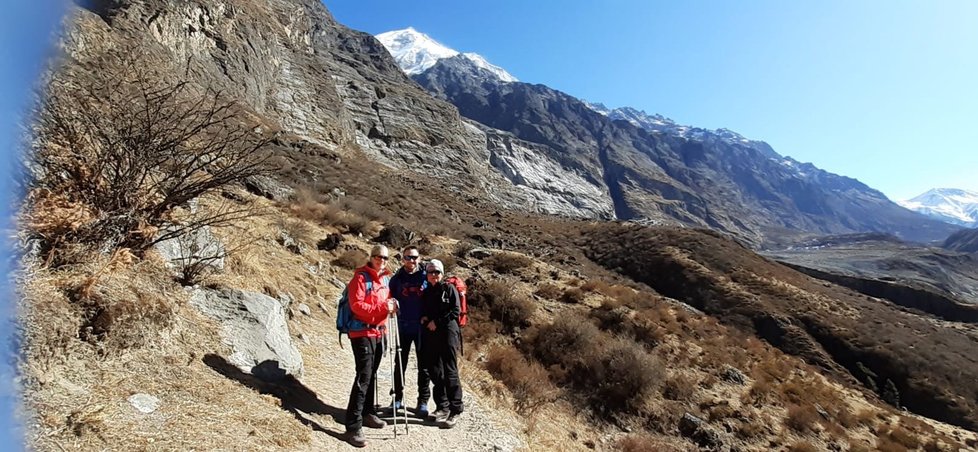 Iva Zajíčková – Stafová absolvovala se svými přáteli desetidenní trek, při kterém v horách ušli 200 km.