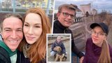 Novoroční výlety se zlatíčky: Bartoš se ženou a synem, Kupka s dcerou, Havlíček se psem