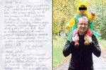 Ivan Buchta napsal své dvouleté dcerce i nanarozenému miminku dopis z řeckého vězení