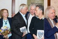 Donutil, Medvecká a Kříž pokřtili novou knihu Ivana Fíly: Napsal ji v blázinci!