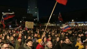 Slovenský prezidentský kandidát Ivan Korčok uspořádal největší předvolební mítink (19.3.2024)