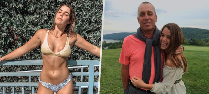 Ivan Lendl se svou dcerou Nikolou