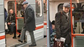 Ivan Mládek cestoval metrem, nikdo ho ale nepustil sednout.